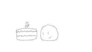Blob gets punished for stealing cake (animation)