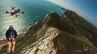 FPV Drone Surfing the Cliffs of Lulworth Cove | 8-Minute Cinematic Coastal Flight Chimera 7 DJI O4