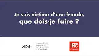 Je suis victime d'une fraude : que dois-je faire ?