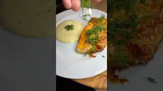 Salmon marinated in honey #food #cooking #salmondinner