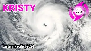 Track of Hurricane KRISTY, Eastern Pacific 2024