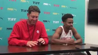 Yogi Ferrell and Adam Ross discuss win over Men of Mackey