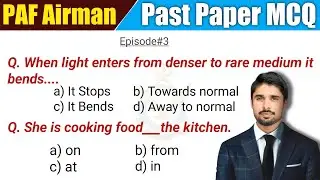 Ep#3 PAF Matric Base Airman Preparation | Most Repeated Academic MCQs | Past Paper Experience