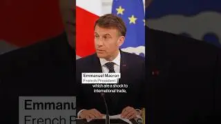 #Trump tariffs: #Macron urges French companies to stop investing in the #US