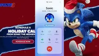 Sonic 3 - Customized Holiday Call