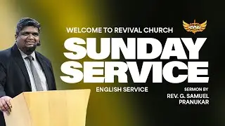 Revival Church | English Worship Service  | 25th Jan 2026 | Live Stream