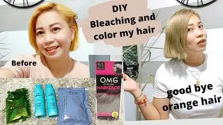 DIY HAIR BLEACHING | HAIR COLOR | MICHELLENE P