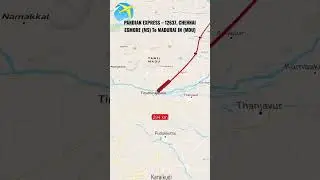 TRAVEL BOAST PANDIAN EXPRESS &ndash; 12637, CHENNAI EGMORE (MS) To MADURAI JN (MDU) #chennai #shorts