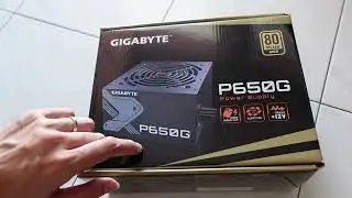 РАСПАКОВКА: Блок питания Gigabyte P650G 80PLUS Gold (650 Вт) | GP-P650G