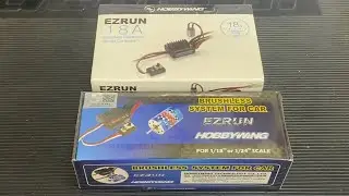 Hobbywing EZRUN 18A and 18T Motor Combo Unboxing! Mini Brushless System!