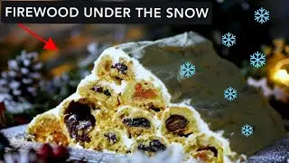 Дрова под снегом из сухофруктов / без музыки и разговоров 🔥 🌨