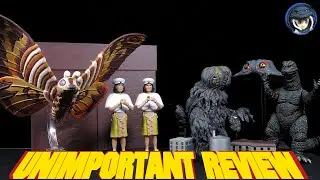 Mezco 5 Point Godzilla VS Hedorah 7 Mothra 1964 Fairy Twins Exclusive Figure Set -Unimportant Review