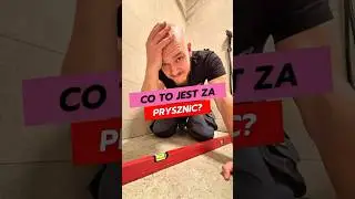Prysznic-tragedia🤦&zwj;♂️ Walk-in zrobiony w poziomie z całą łazienką😳 #remont #budowanie #humour