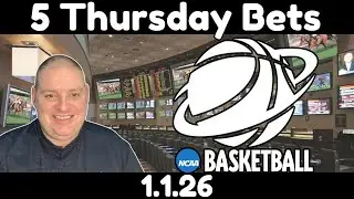 Thursday NCAA Basketball Picks - 1/1/26 l Craig Trapp NCAAB Betting Picks & Predictions