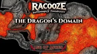 The Dragon's Domain - Age of Ashes - Battlemap Creation - Timelapse