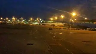 Cathay Pacific 777-300ER Early Morning Landing in Hong Kong
