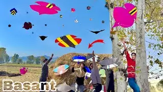 Kite Catching on Basant 🪁😱😍 | 1st Time in Pakistan 🇵🇰