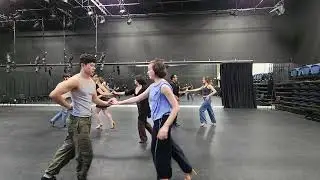 intermediate salsa footwork and oartnering part 1.