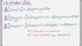 The Product Rule for Three or More Functions
