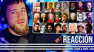 La evolución de la MÚSICA a lo largo de la historia 🎻 REACCIÓN CAROLA