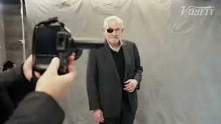 Salman Rushdie Arrives at the Variety Studio