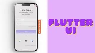 SignIn UI - Flutter UI - Speed Code