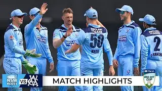 NSW secure huge win after Vics collapse in chase | Marsh One-Day Cup 2021-22