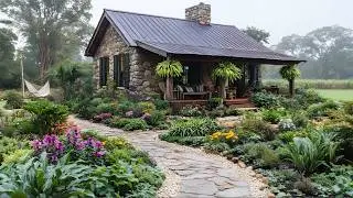 2025 Rustic Farmhouse Charm: Whispering Stone Cottage - A Hidden Garden Sanctuary