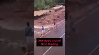 Flash flooding in Morocco #morocco #shorts #floodnews #flood