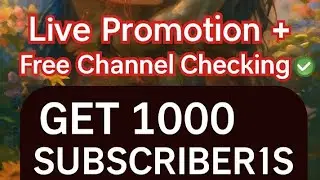 Live promotion and channel chaking ✅