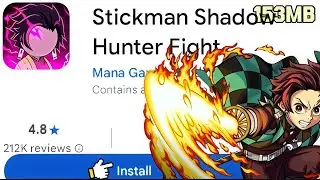 NEW UPDATE STICKMAN SHADOW HUNTER FIGHT DOWNLOAD TO PLAYSTORE || NEW CHARECTOR 