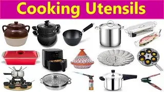 Cooking Tools Names in English | Learn Kitchen Words Fast with Pictures #kitchenutensils