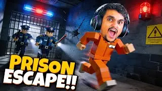 Cops CAUGHT Us Escaping! 😂 Roblox Prison Break Fail?