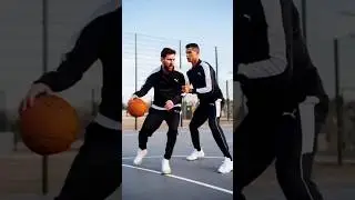 Ronaldo vs Messi: Rap Battle & Basketball Showdown! | AI Gang Short Film