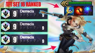 3-Star Lux: Unlocking the TRUE Power of 9 Demacia One-Shots in Ranked | TFT SET 16 RANKED #tftset16