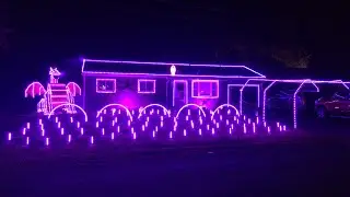 🎃 Full 2024 Halloween Light Show 🎃 - Bridgeport's Brightest Lights