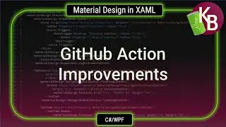 Material Design in XAML - GitHub Actions