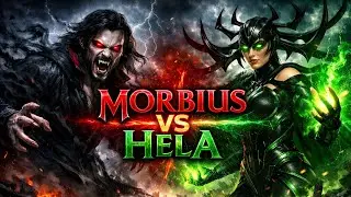When a Vampire Challenges the Goddess of Death | Morbius vs Hela #MorbiusVsHela #MarvelShorts