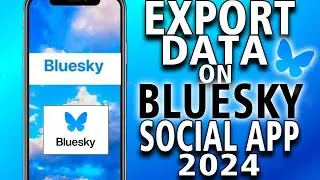 How to Export Data on BlueSky social app (easy guide)