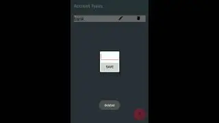 android app for manage daily income and expenses.