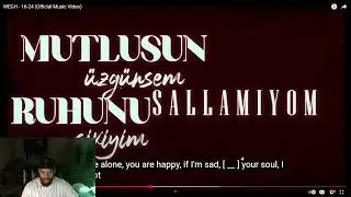 ODTIWO Turkish Rap Reaction WEGH - 16-24 (Official Music Video)
