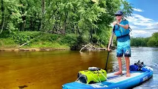 Saco River SUP Tour - Swan&rsquo;s Falls to Walker&rsquo;s Bridge | iRocker Stand Up Paddle Board Touring