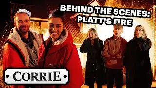 Platt's Fire: Behind The Scenes | Coronation Street