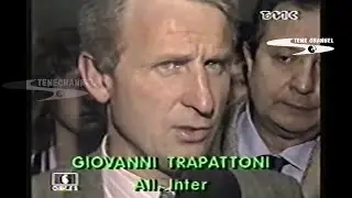 1986-87 (30^ - 17-05-1987) INTER-Verona 0-0 Intervista Trapattoni - Estratto TMC Sport News Canale6