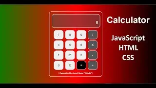 Simple Calculator with JavaScript - HTML & CSS