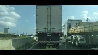 Saindo da BR 324 para a BR 116 Rio Bahia 