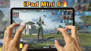 iPad Mini 6 PUBG HANDCAM Gameplay | Smooth+60FPS | INSANE Gyro + Sensitivity Test!