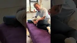 Lumbar spine adjustment #osteopathy #chiropractor #physiotherapist