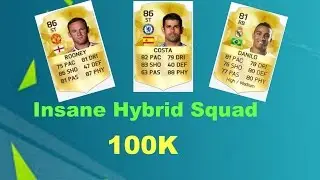 The Best 100K Team on FIFA 16 ( Hybrid )