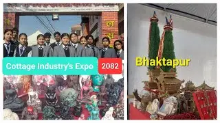 Cottage Industry's Expo 2082, Bhaktapur....Students of Class 11, Bagiswori School